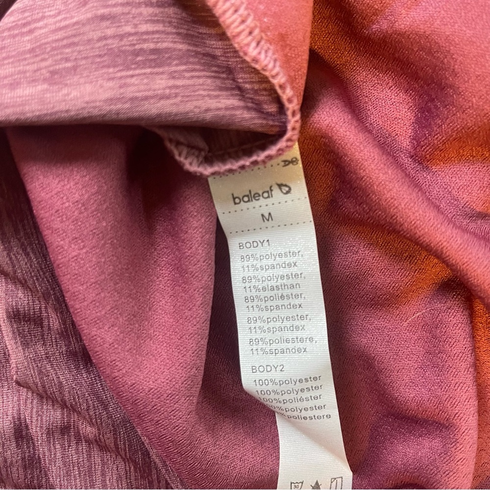 NWT Baleaf Women's Long Sleeve Top - Mauve - Picture 7 of 7